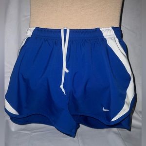 blue nike running shorts